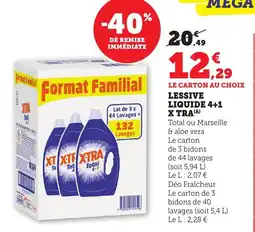 Bi1 Lessive liquide 4+1 x tra offre
