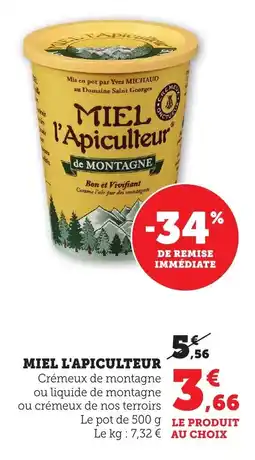 Bi1 Miel l'apiculteur offre