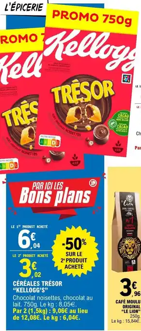 E.Leclerc KELLOGG'S Céréales trésor offre