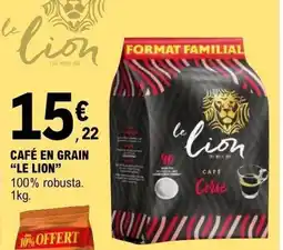 E.Leclerc LE LION Café en grain offre
