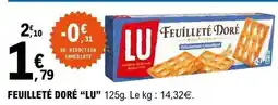 E.Leclerc LU Feuilleté doré offre
