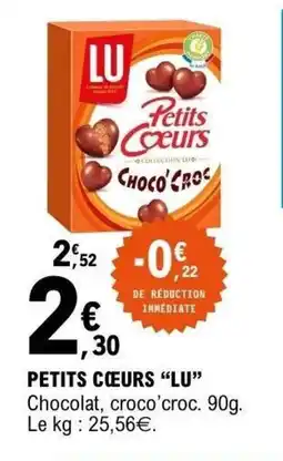 E.Leclerc LU Petits cœurs offre