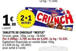 E.Leclerc NESTLÉ Tablette de chocolat offre