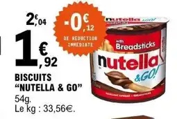 E.Leclerc NUTELLA & GO Biscuits offre