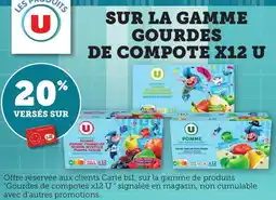 Bi1 Sur la gamme gourdes de compote x12 u offre