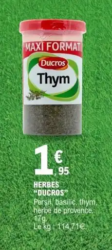 E.Leclerc DUCROS Herbes offre