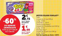 Bi1 Petits filous yoplait offre