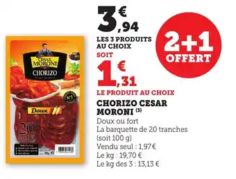Bi1 Chorizo cesar moroni offre