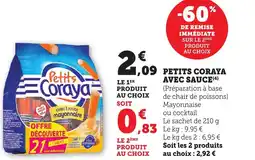 Bi1 Petits coraya avec sauce offre
