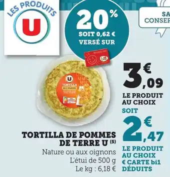 Bi1 Tortilla de pommes de terre u offre