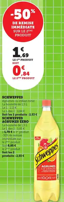 Bi1 Schweppes offre