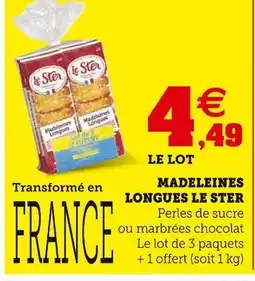 Super U Le Ster Madeleines Longues offre