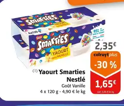 Colruyt Nestlé Yaourt Smarties offre