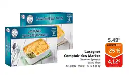 Colruyt Comptoir des Marées Lasagnes offre
