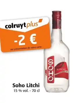 Colruyt Soho Litchi offre