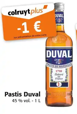 Colruyt Duval Pastis offre