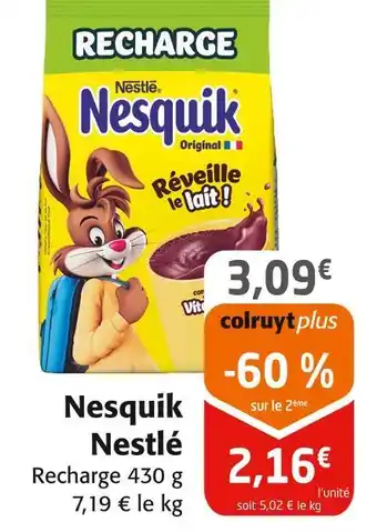 Colruyt Nestlé Nesquik offre