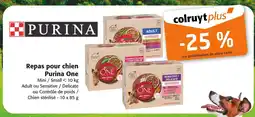 Colruyt Purina One Repas pour chien offre