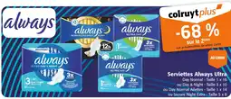 Colruyt Always Ultra Serviettes offre