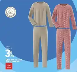 E.Leclerc Tissaia - tee-shirt ou legging a cote enfant bio offre