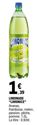 E.Leclerc LIMONICE Limonade offre