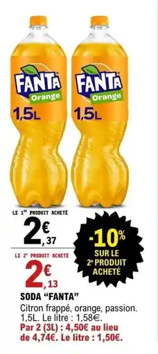 E.Leclerc FANTA Soda offre
