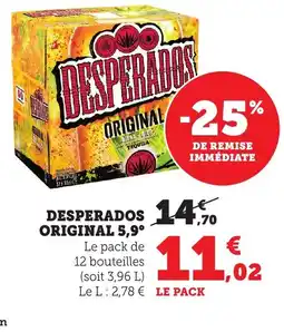 Bi1 Desperados original 5,9° offre