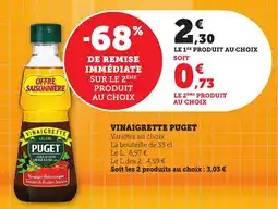 Bi1 Vinaigrette puget offre