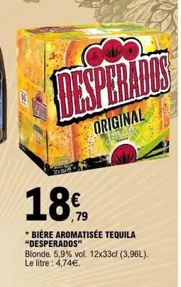 E.Leclerc DESPERADOS Bière aromatisée tequila offre