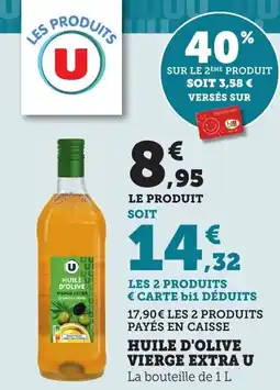 Bi1 Huile d'olive vierge extra u offre