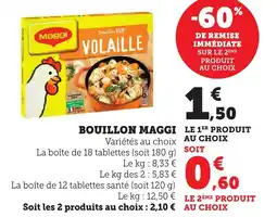 Bi1 Bouillon maggi offre