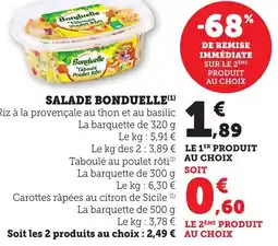 Bi1 Salade bonduelle offre