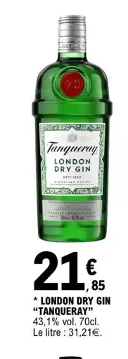 E.Leclerc TANQUERAY London dry gin offre