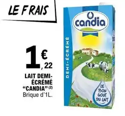 E.Leclerc CANDIA Lait demi- écrémé offre