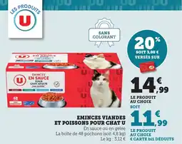Bi1 Eminces viandes et poissons pour chat u offre