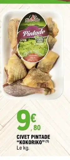 E.Leclerc KOKORIKO Civet pintade offre