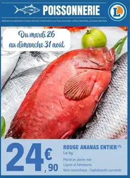 E.Leclerc Rouges ananas entier offre