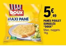 E.Leclerc DOUX Panés poulet surgelés offre
