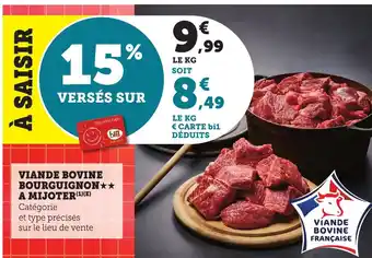 Bi1 Viande bovine bourguignon a mijoter offre