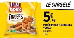 E.Leclerc DOUX Panés poulet surgelés offre