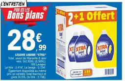 E.Leclerc XTRA Lessive liquide offre