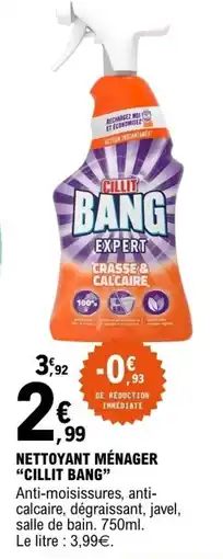E.Leclerc CILLIT BANG Nettoyant ménager offre