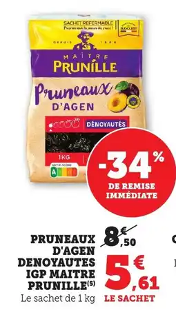 Bi1 Pruneaux d'agen denoyautes igp maitre prunille offre