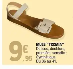 E.Leclerc TISSAIA Mule offre