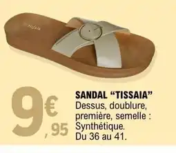 E.Leclerc TISSAIA Sandal offre