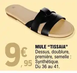 E.Leclerc TISSAIA Mule offre