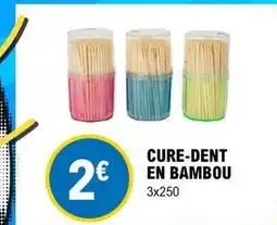 E.Leclerc Cure-dent en bambou offre