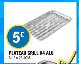 E.Leclerc Plateau grill x4 alu offre