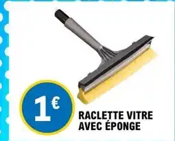E.Leclerc Raclette vitre avec éponge offre