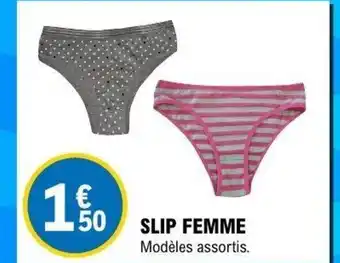 E.Leclerc Slip femme offre